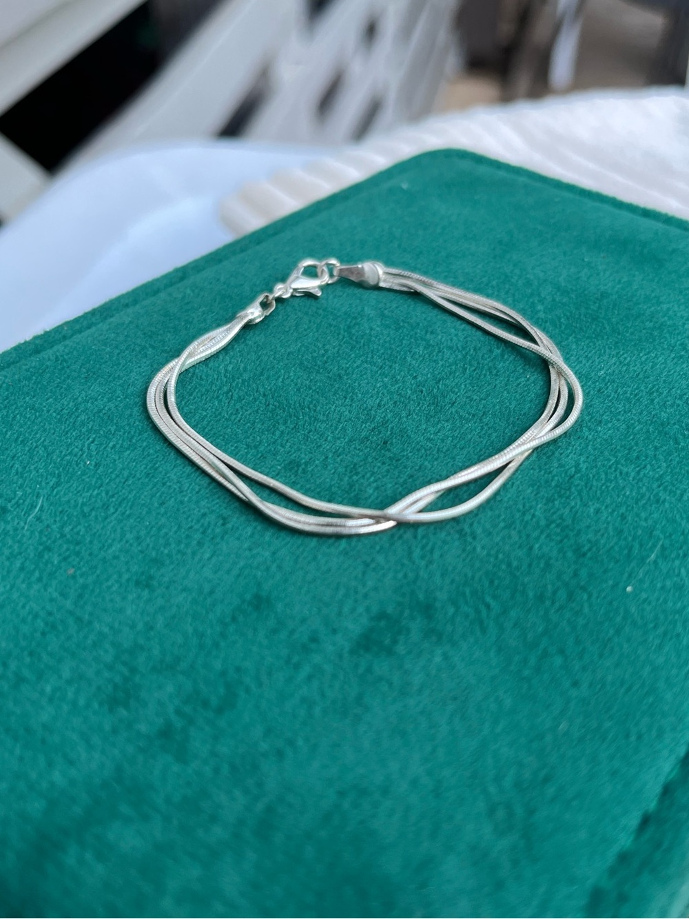 Multi-Strand Silver Tone Women’s Bracelet